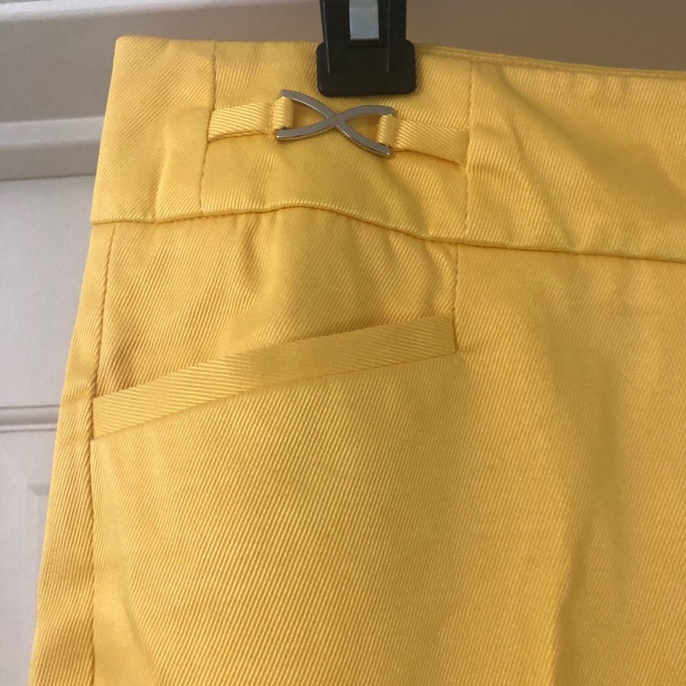 7th avenue women yellow pants - Picture 9 of 16
